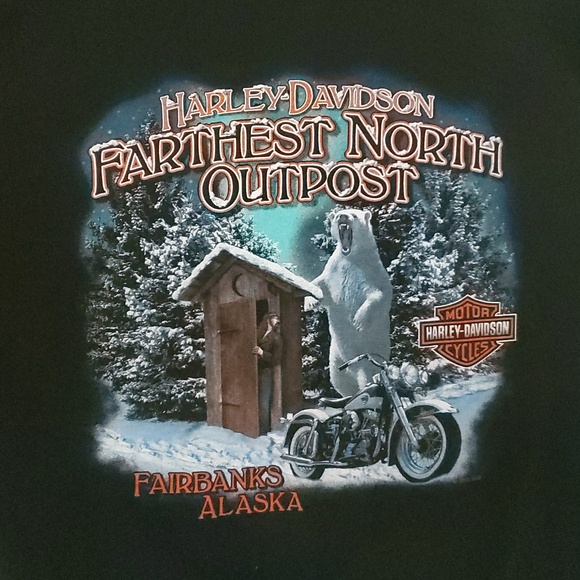 Harley-Davidson Other - Harley-Davidson Farthest North Outpost Tee - Black